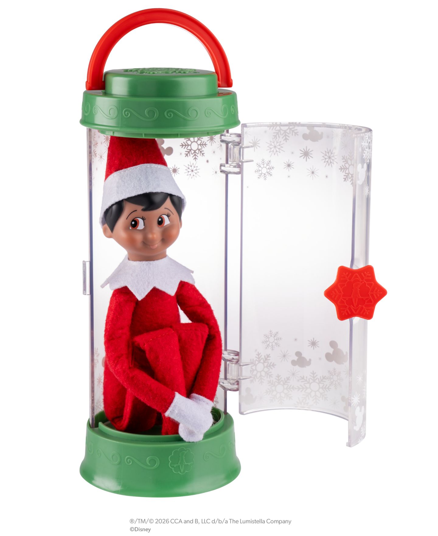 Детские куклы Elf on the Shelf Mickey & Friends Scout Elf Carrier, 4-Piece Set, Ages 3+ — фото 3