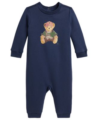 Polo by Ralph Lauren カバーオール Polo Ralph Lauren Baby Boys' Polo Bear Fleece Coverall - Macy's