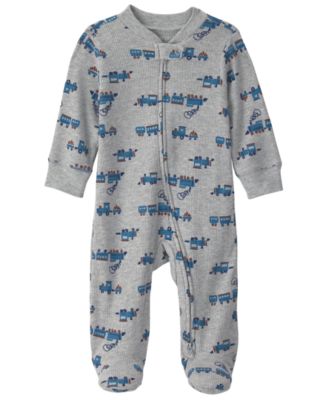 Baby Boys' Train 2-Way Zip Thermal Sleep & Play