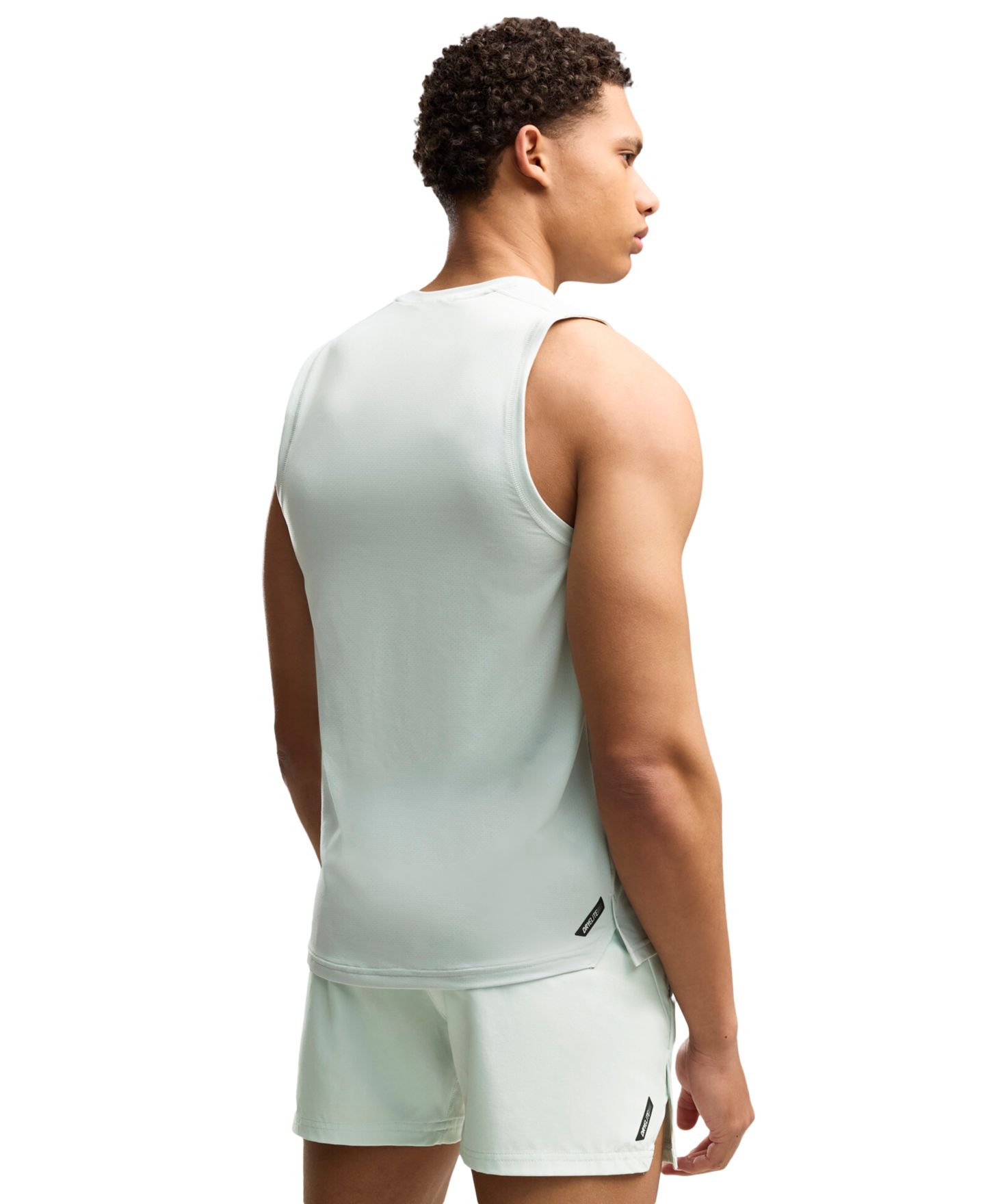 Мужской топ PUMA Power Mode Training Crewneck, цвет: Кремовый мятный — фото 3
