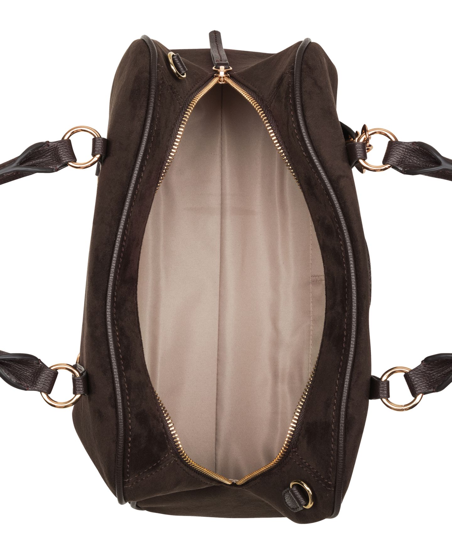 Женская сумка Nine West Cobel Medium Satchel Handbag, цвет: Тёмно-коричневый — фото 4