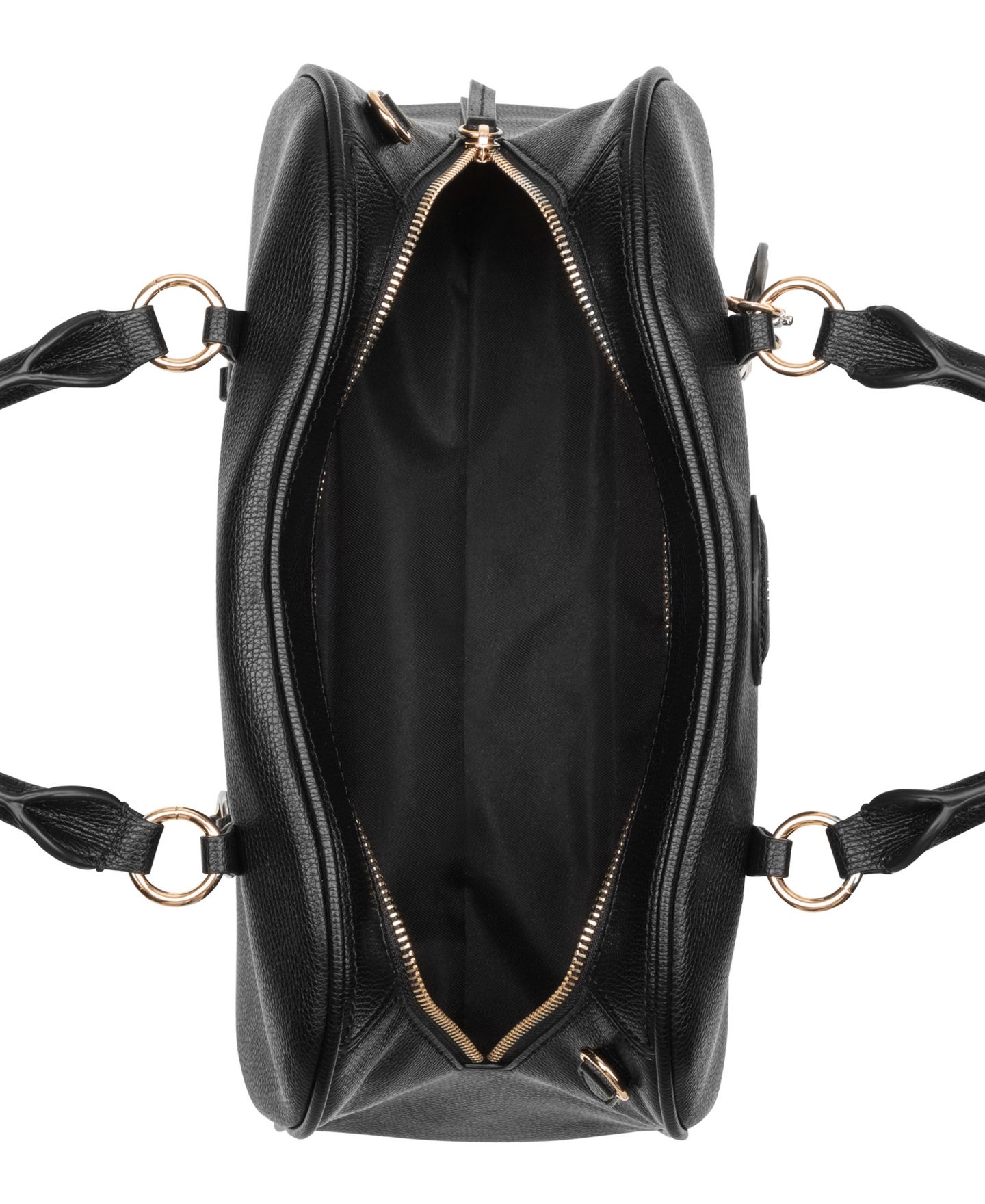 Женская сумка Nine West Cobel Medium Satchel Handbag, цвет: Чёрный — фото 4