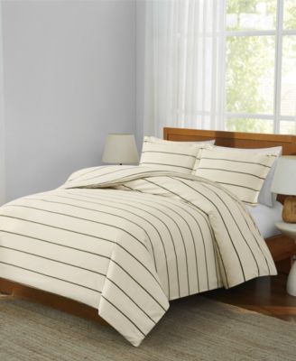 Hayward Stripe 3-Piece Comforter Set, Full/Queen