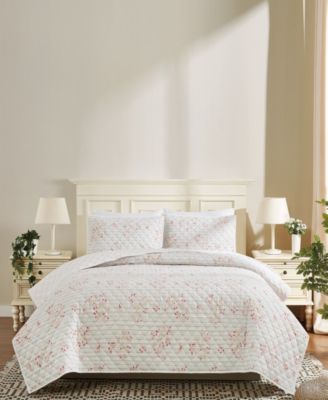 Emma Floral 3-Piece Quilt Set, King