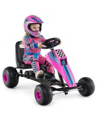 4-Wheel Pedal Go Kart with Steering Wheel, Ages 3+