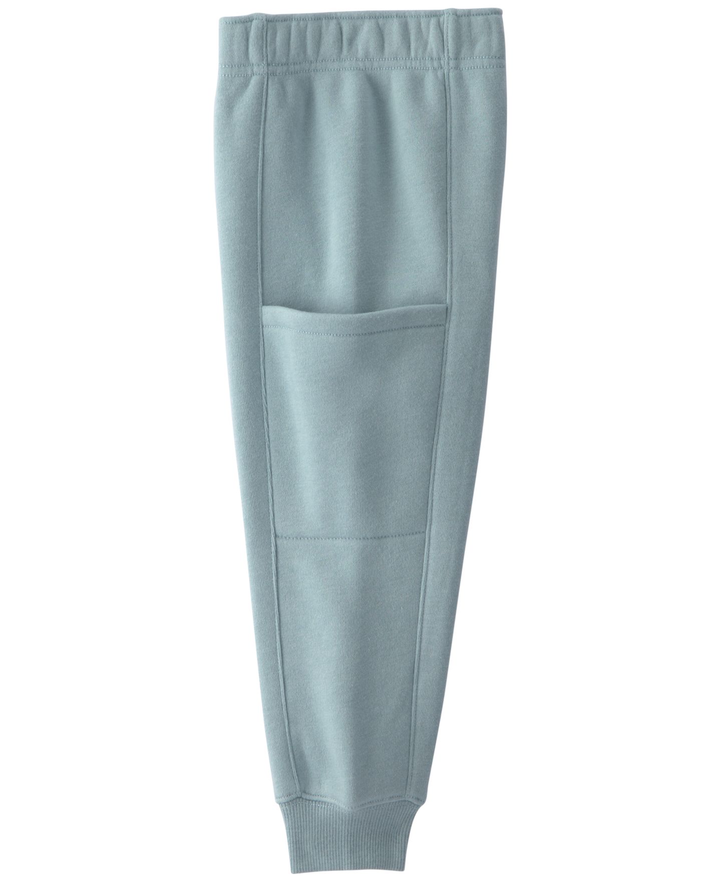 Комплект для мальчика Carter's: полосатый флисовый свитшот-поло и джоггеры, 2 предмета, цвет: Синий / Кремовый — фото 3