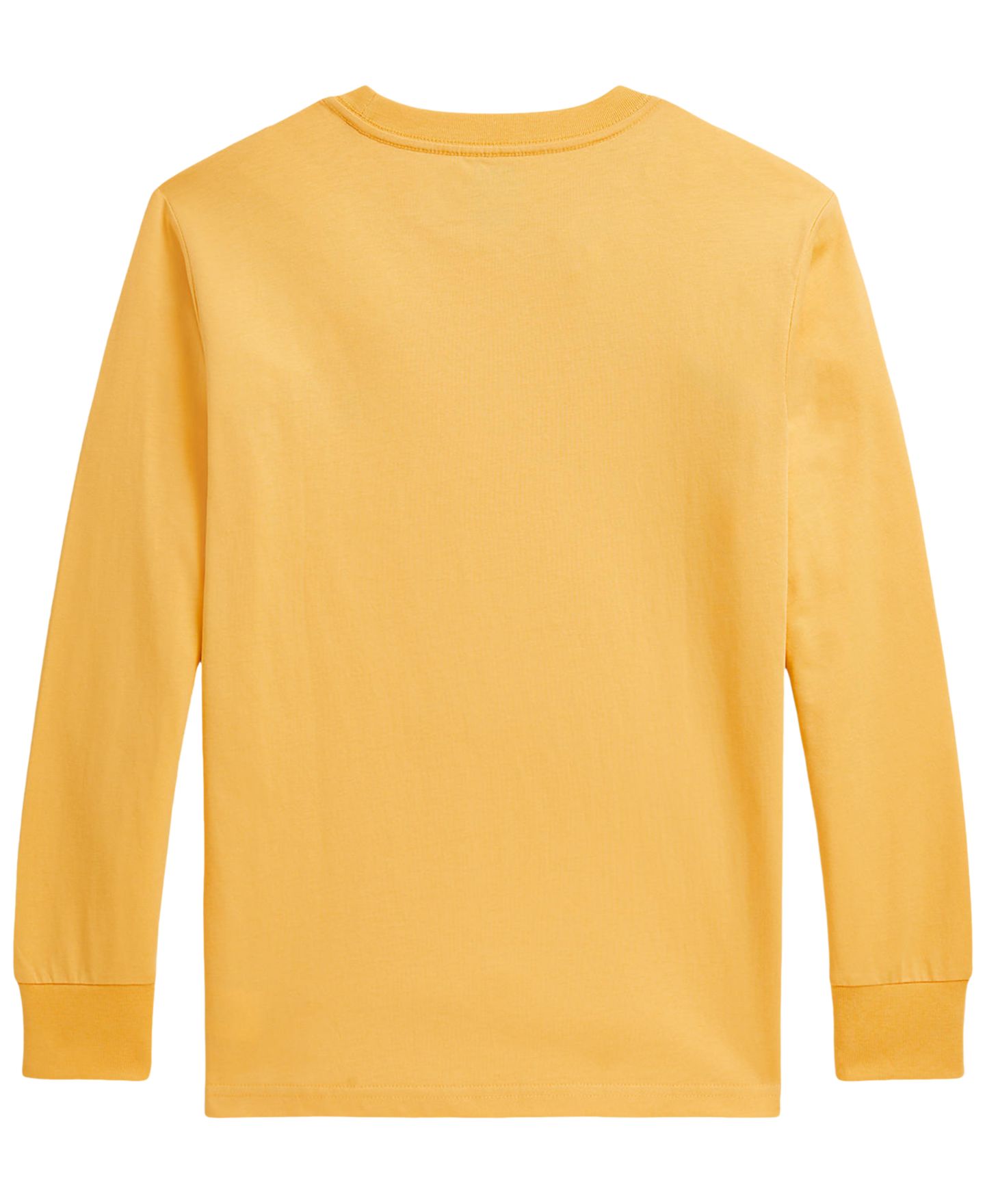 Футболка Polo Ralph Lauren Cotton Jersey Long-Sleeve T-Shirt для мальчиков, цвет: Пляжный жёлтый — фото 2