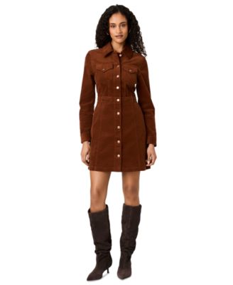 Women's Casey Collared Long-Sleeve Mini Dress
