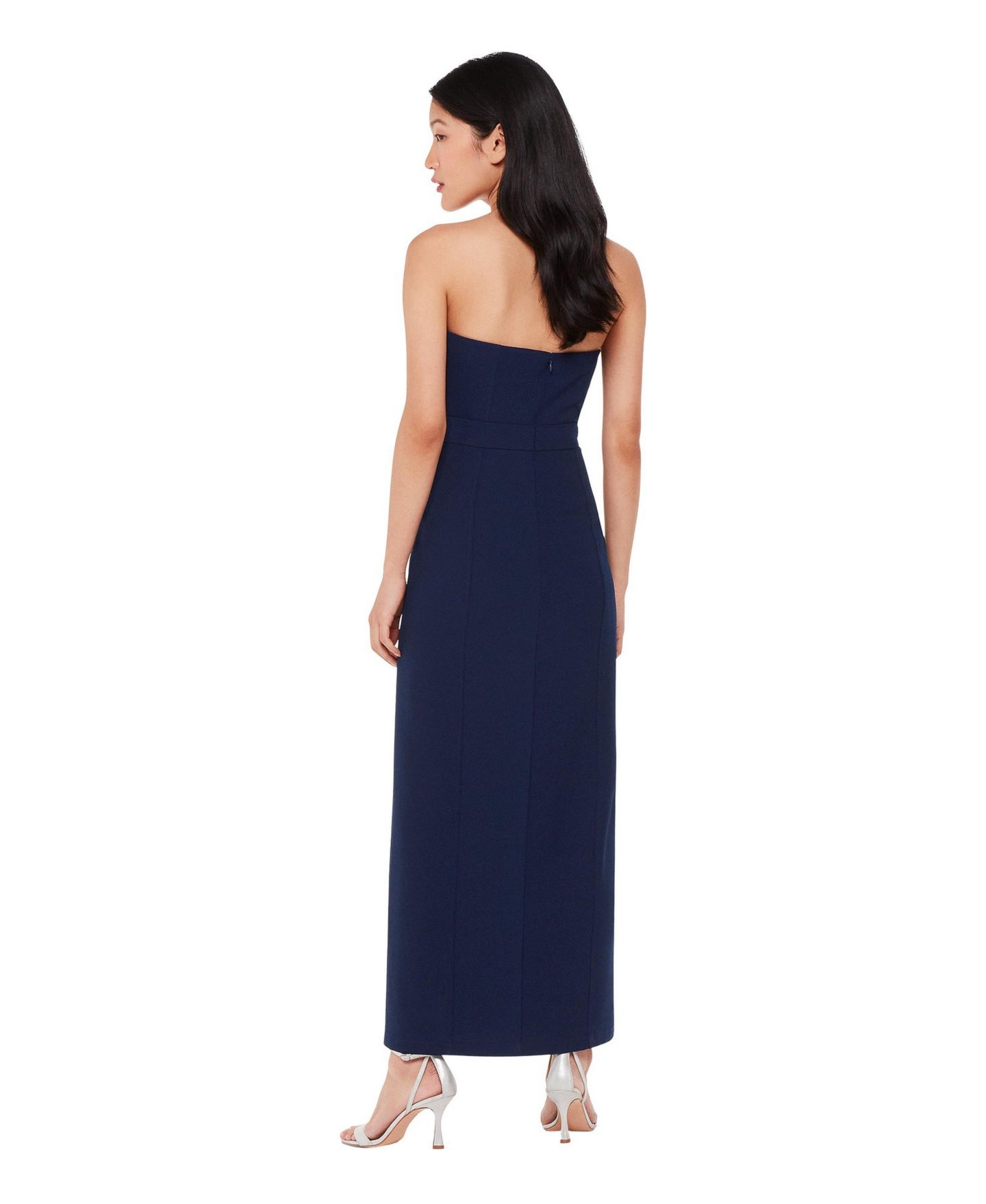 Женское платье Whistles Gemma Strapless Maxi, цвет: Тёмно-синий — фото 3