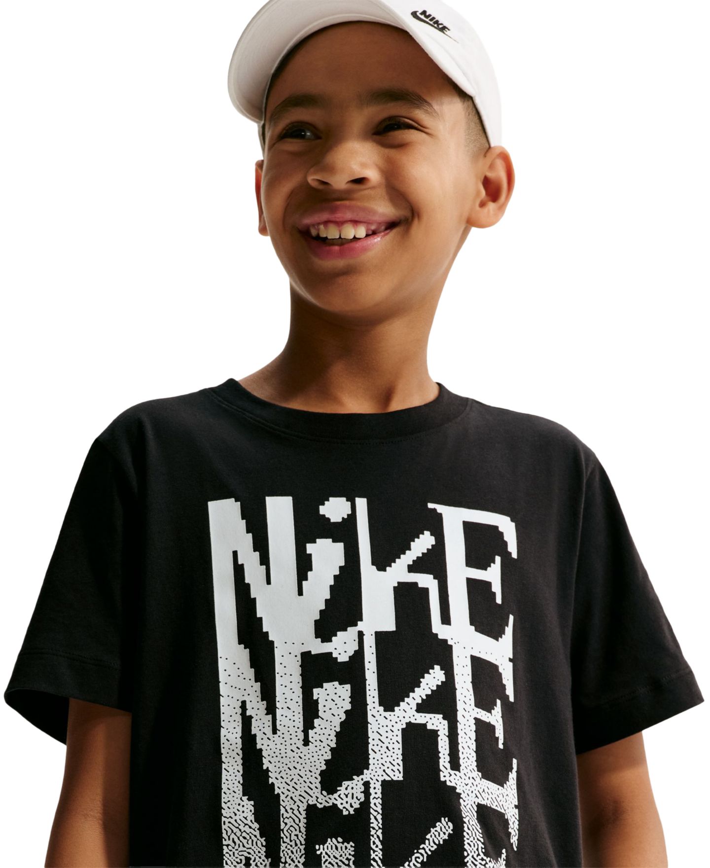 Детская футболка Nike Sportswear 8-20 Short-Sleeve T-Shirt, цвет: Чёрный — фото 4