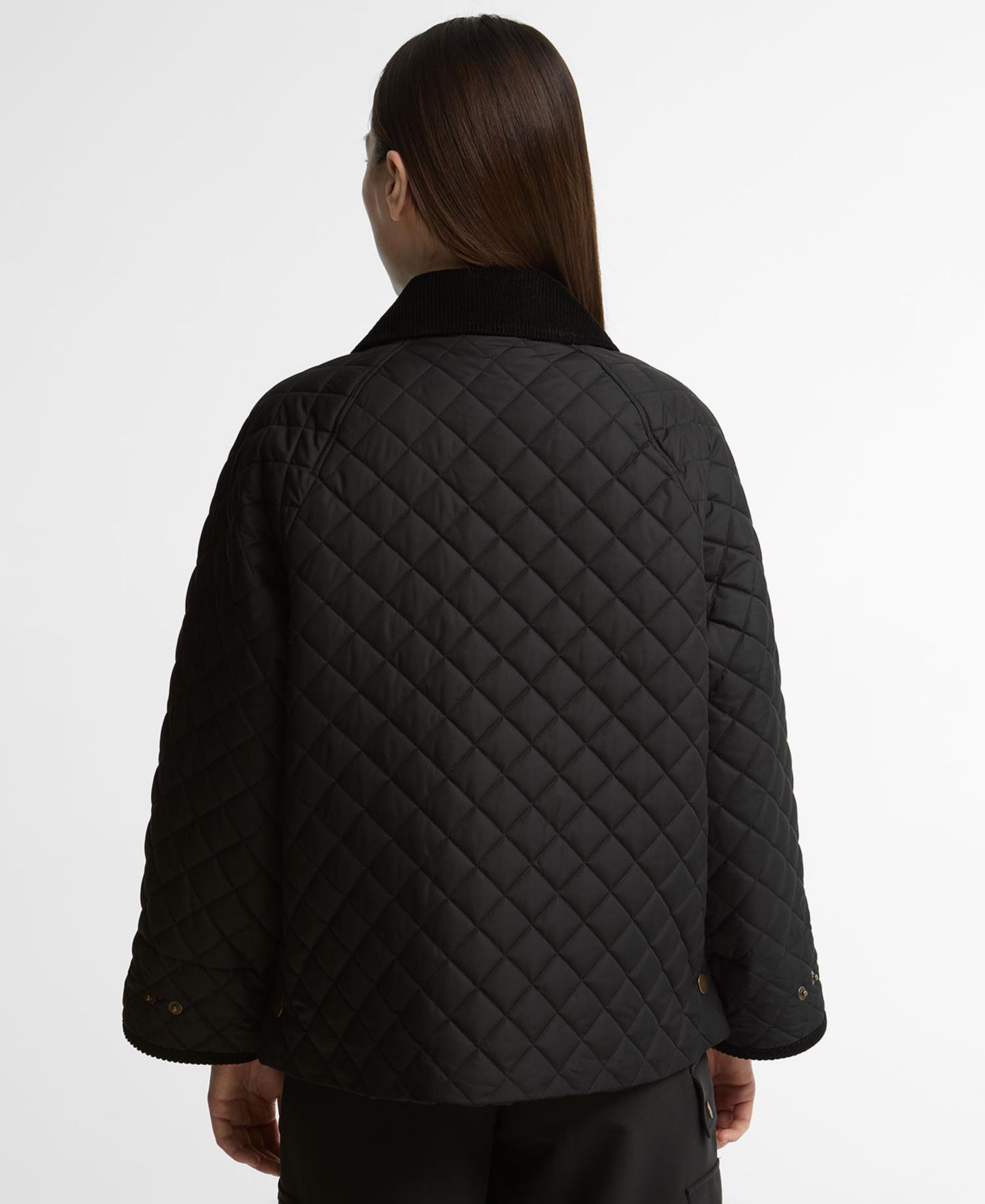 Женское пальто Barbour Ava Quilted Short Coat, Created for Macy's, цвет: Чёрный — фото 2