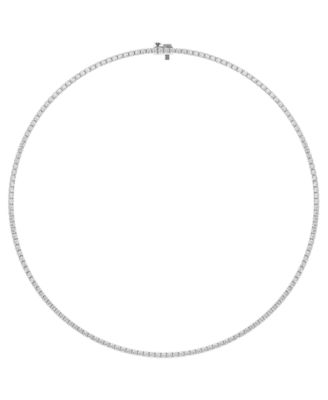 Lab-Grown Diamond Necklace (8 ct. t.w.) in Sterling Silver