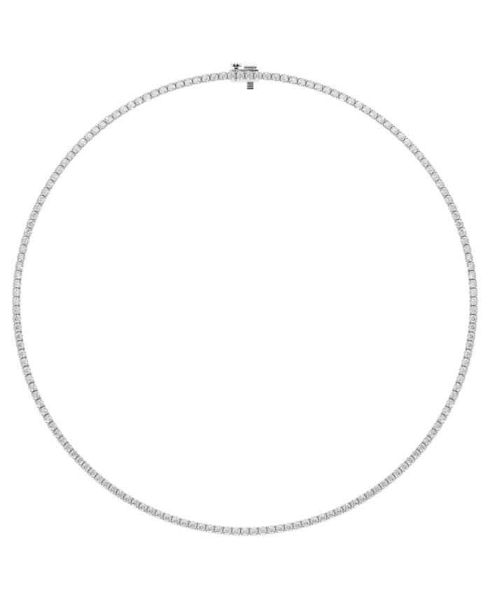 Lab-Grown Diamond Necklace (8 ct. t.w.) in Sterling Silver