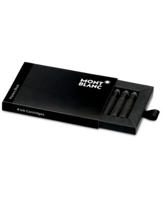 Montblanc - 8 Mystery Black Fountain Pen Ink Cartridges 105191