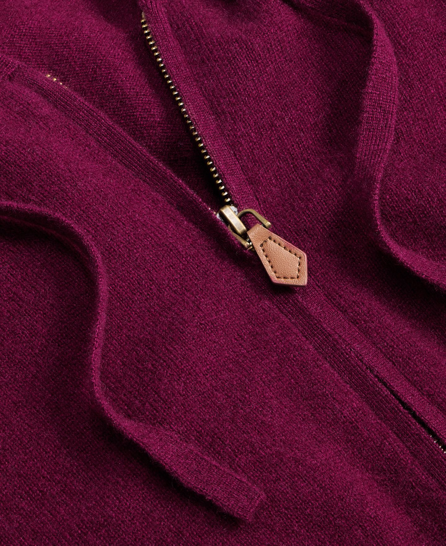 Мужской свитер Club Room Cashmere Long-Sleeve Hooded Zip-Up, цвет: Каберне — фото 5