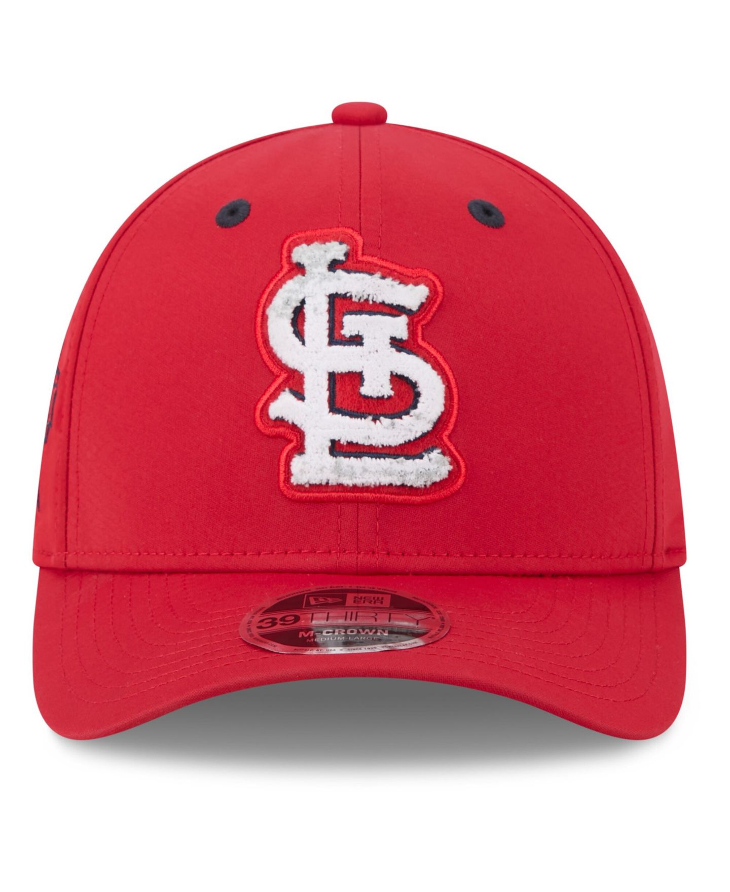 Мужская кепка New Era Red St. Louis Cardinals 2026 MLB All-Star Game Workout 39THIRTY M-Crown Flex Hat — фото 2