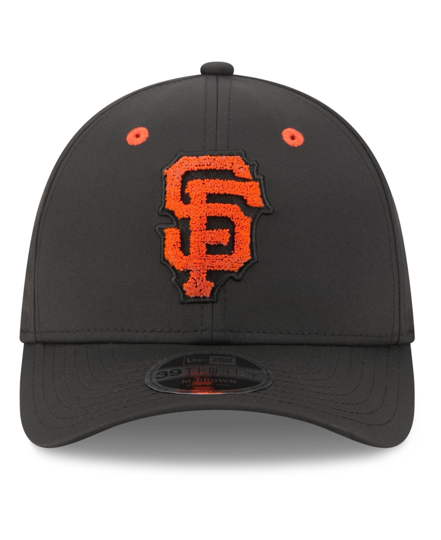 Мужская кепка New Era Black San Francisco Giants 2026 MLB All-Star Game Workout 39THIRTY M-Crown Flex Hat — фото 2