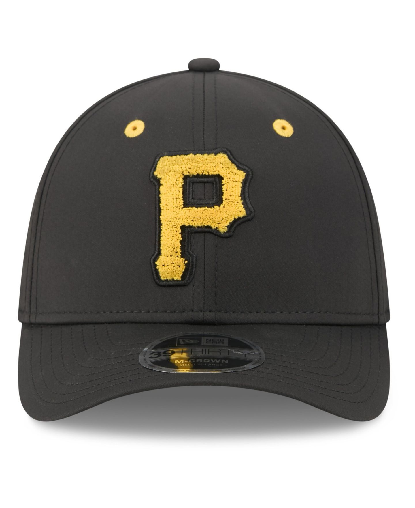 Мужская кепка New Era Black Pittsburgh Pirates 2026 MLB All-Star Game Workout 39THIRTY M-Crown Flex Hat — фото 2