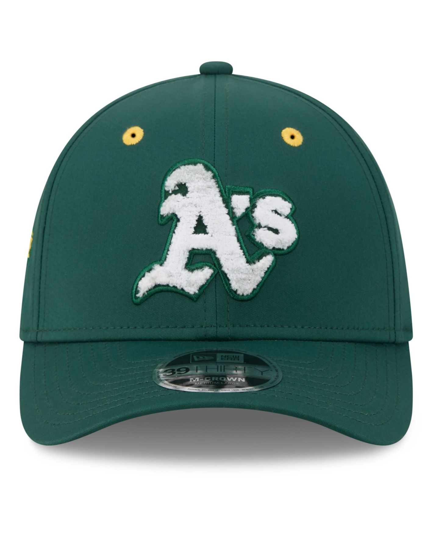 Мужская кепка New Era Green Athletics 2026 MLB All-Star Game Workout 39THIRTY M-Crown Flex Hat — фото 2