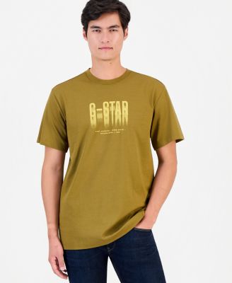 Men's Fade Print Regular-Fit Short-Sleeve Cotton T-Shirt