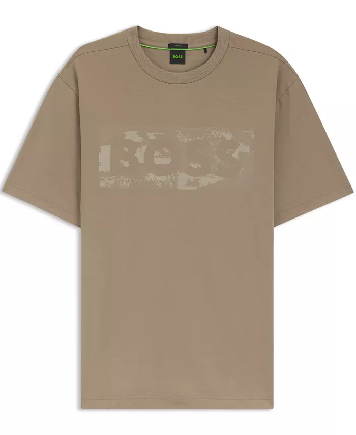 Men's Stretch-Cotton Logo Artwork T-Shirt - thumbnail 6