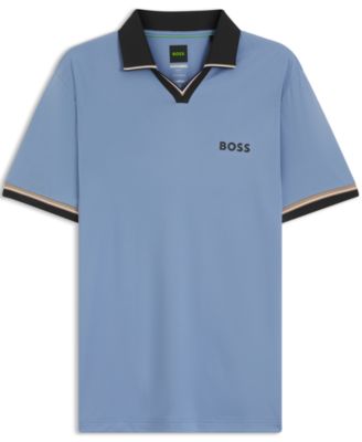 BOSS by Hugo Boss Men's Signature-Stripe Active Slim-Fit Polo