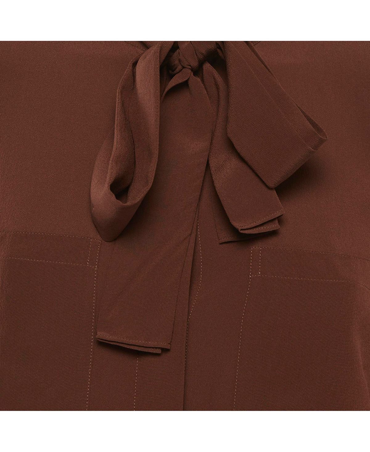 Pre-Owned Burberry Women's Crepe Neck-Tie Blouse view 4 — MAYCSS fashion products
