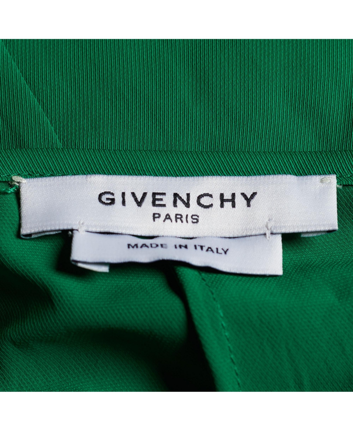 Pre-Owned Givenchy Women's Gathered-Neck Draped Long Sleeve Blouse