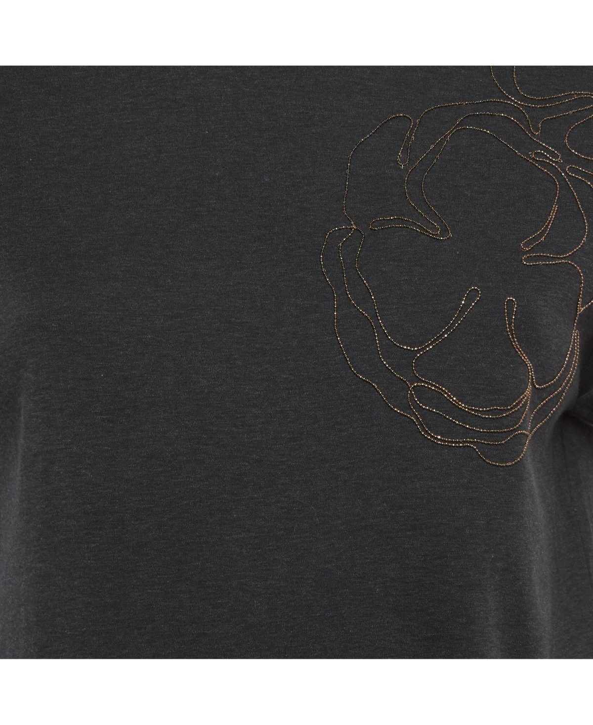 Pre-Owned Brunello Cucinelli Women's Embroidered Jersey T-Shirt