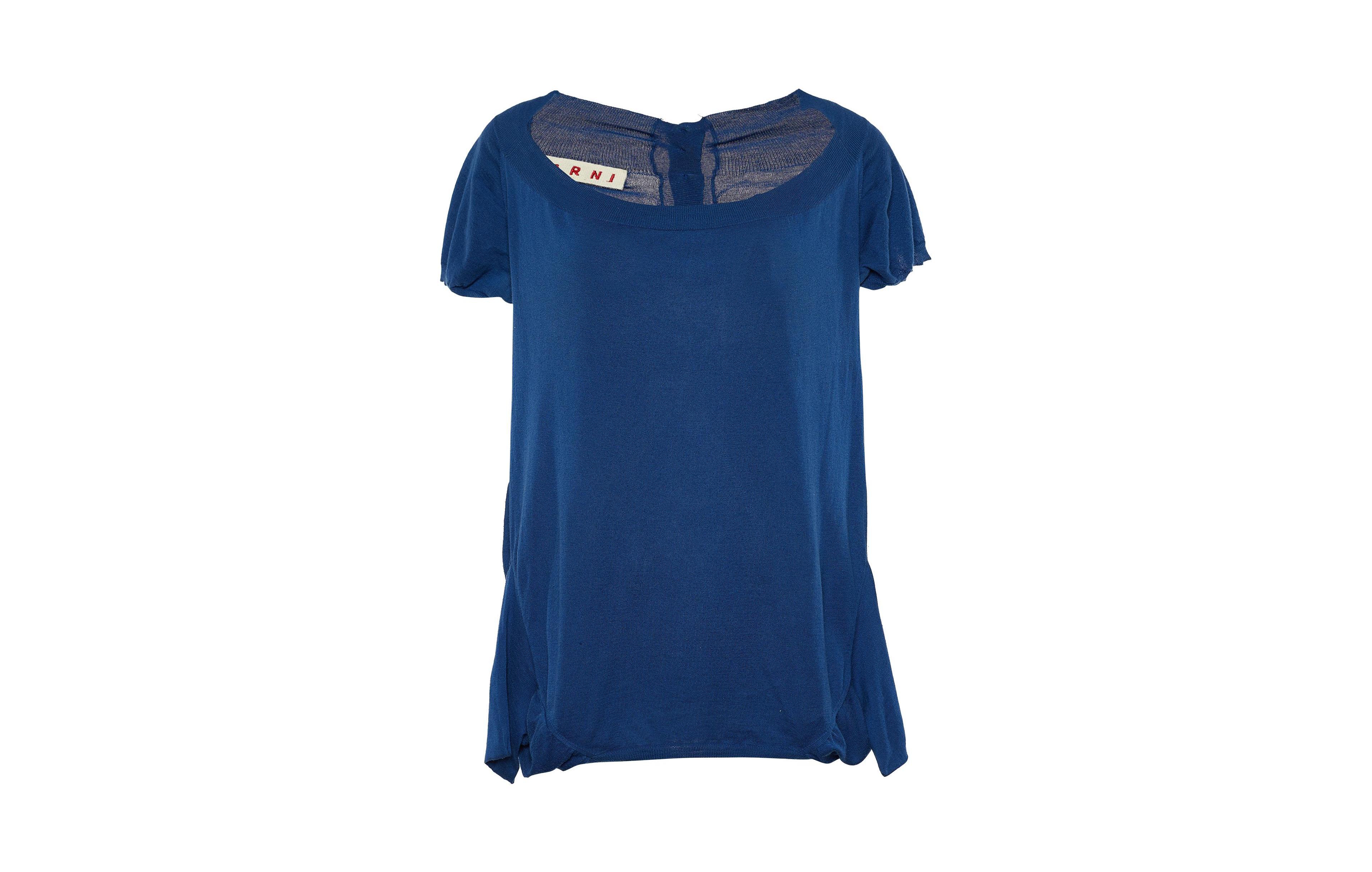 Pre-Owned Marni Women's Cotton Knit Scoop Neck Top