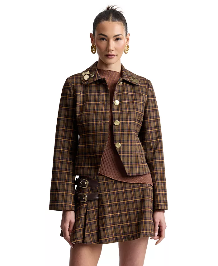 Women's Slim Spread Collar Jacket