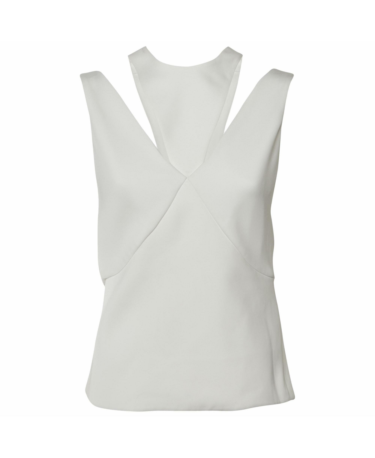 Pre-Owned Balenciaga Women's Draped Crepe Sleeveless Top