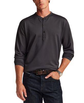 Men's Performance Mini Seersucker Henley T-Shirt