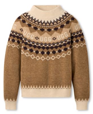 UGG Women's Braylee Uggisle Crewneck Sweater