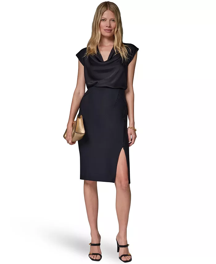 Women's Zip-Slit Pencil Skirt - thumbnail 6