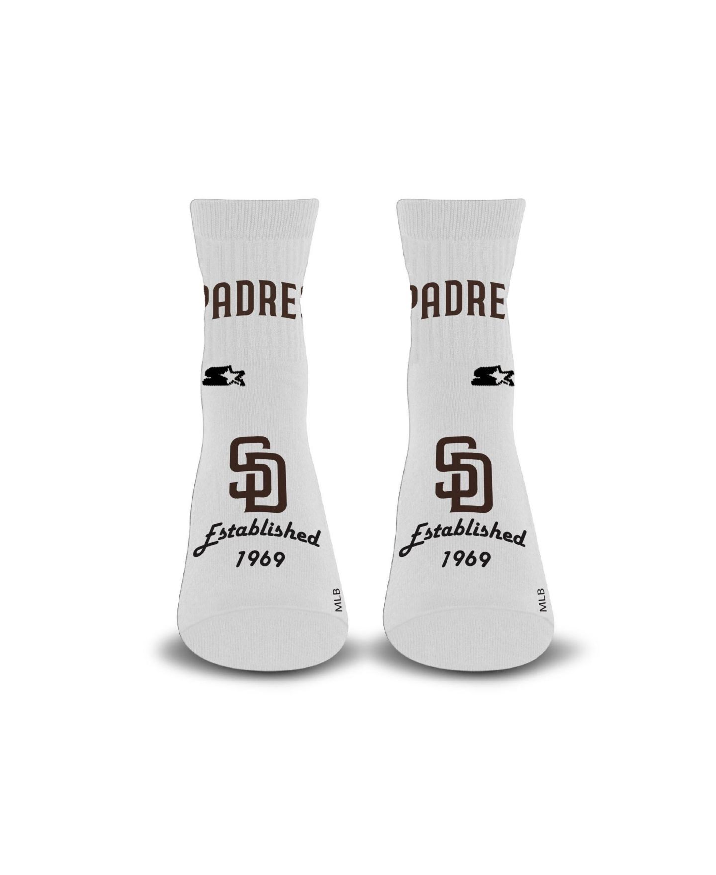 Носки San Diego Padres Stencil, укороченные — Starter — фото 1