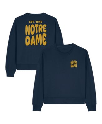 Women's Navy Notre Dame Fighting Irish Cloud Sweatshirt