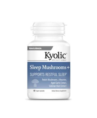 Sleep Mushrooms Supplement Reishi, L-Theanine, Valerian Root and Aged Garlic Extract for Restful Sleep 60 Capsules