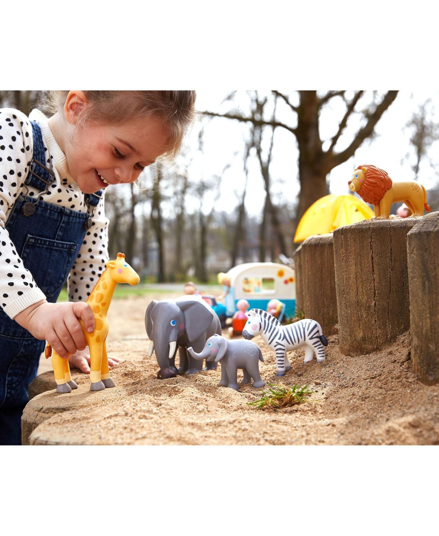 Детская игрушка Haba Little Friends Lion - Chunky Plastic Zoo Animal Toy Figure — фото 5
