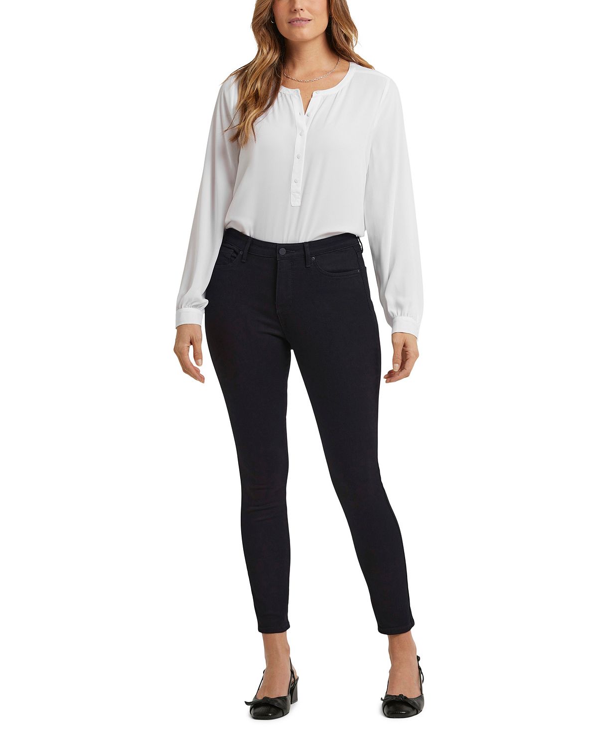 NYDJ Women's Ami Skinny High-Rise Jeans view 2 — MAYCSS fashion products