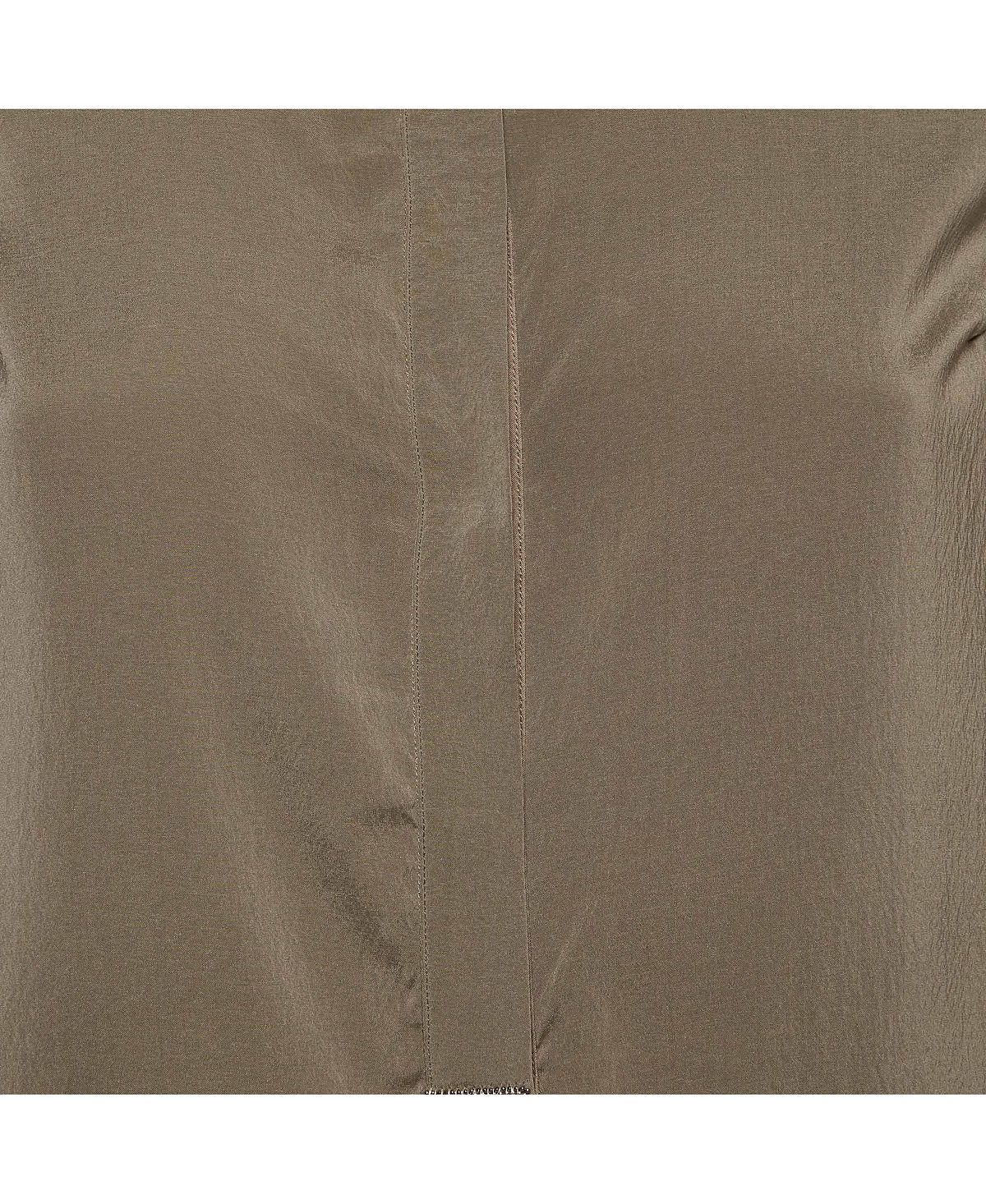 Pre-Owned Brunello Cucinelli Women's Silk Monili-Detail Band Collar Blouse view 4 — MAYCSS fashion products