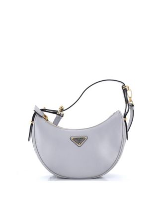 Small Arque Half Moon Hobo Leather
