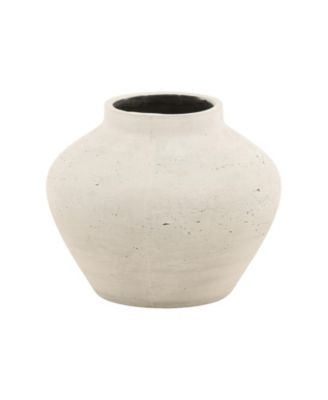 Selene Cement Outdoor Vase
