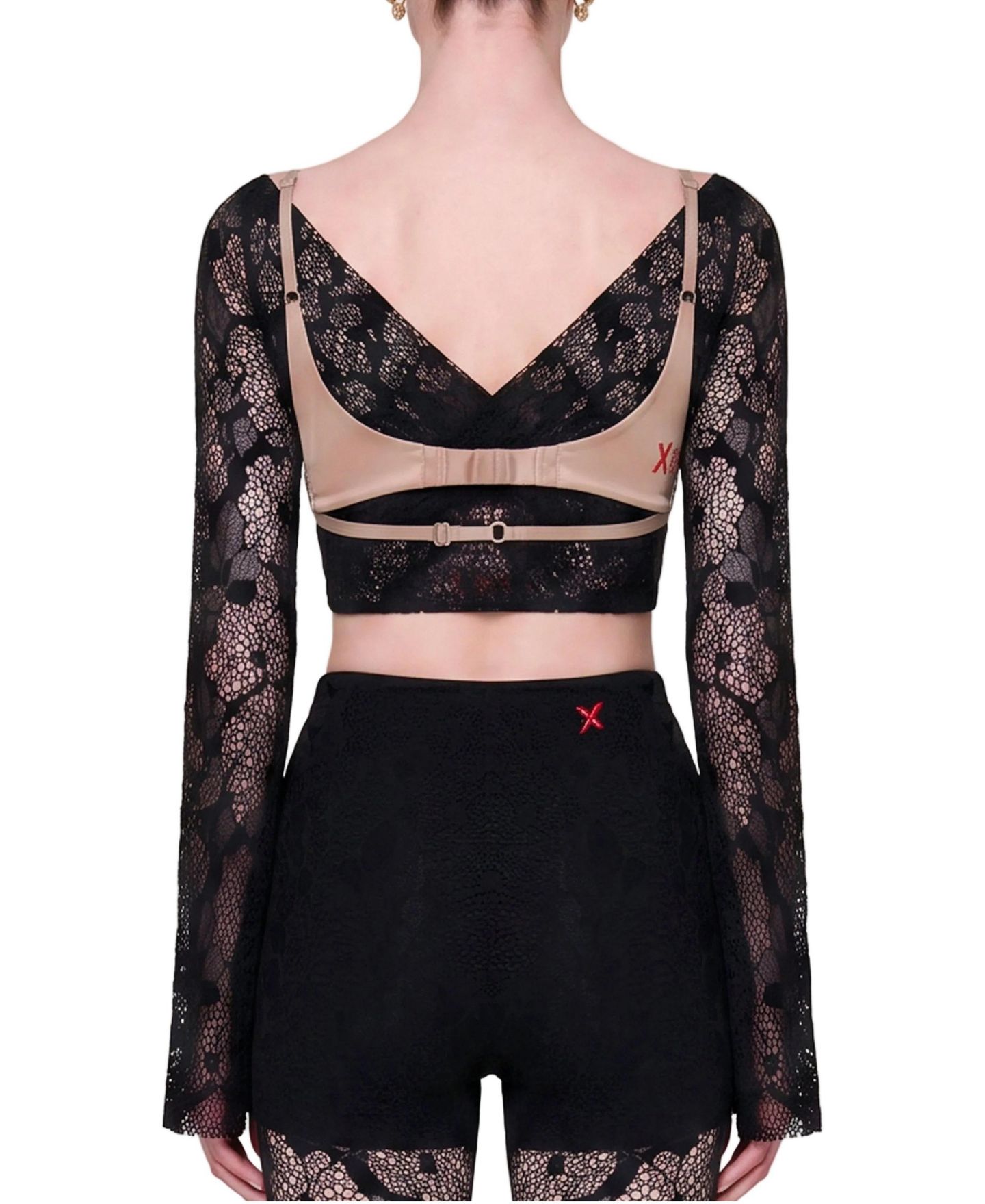Женский топ PCFG The Party Edit Lace Body with Contrast Bust Panel — фото 2