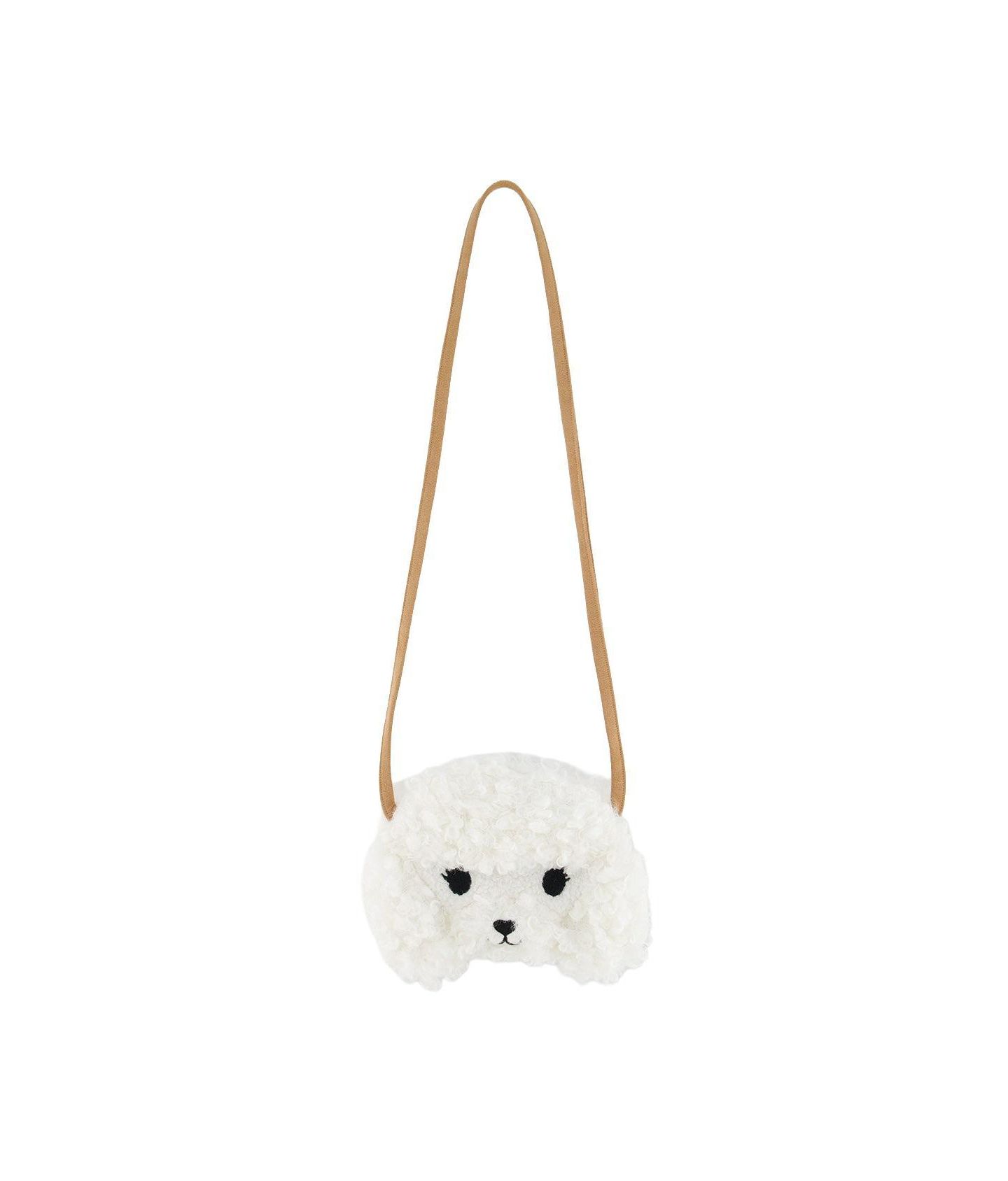 Детская сумка Deux par Deux Poodle Faux Fur Crossbody, цвет: Молочно-белый — фото 1