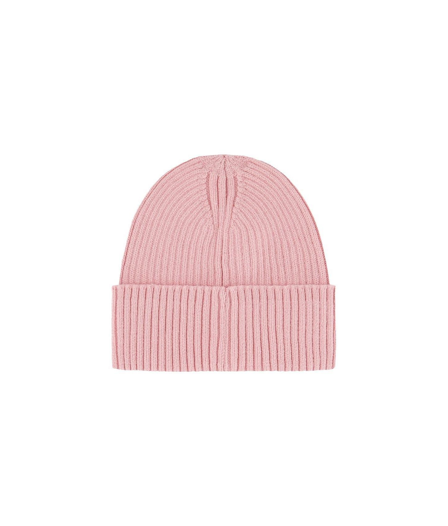 Шапка Deux par Deux Years Ribbed Knit Hat для девочек, цвет: Бледный пыльный розовый — фото 3
