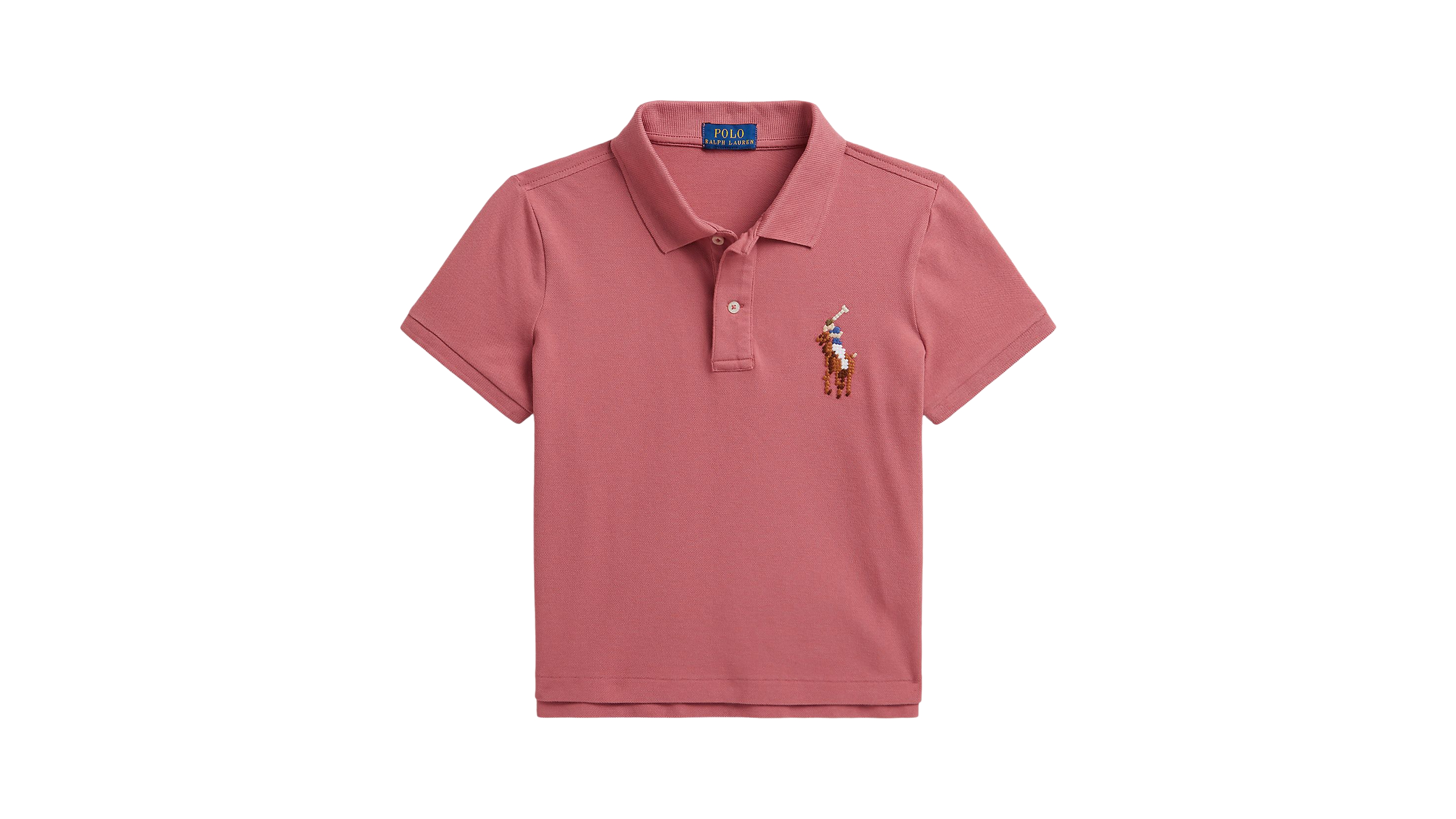 Polo Ralph Lauren Girls' 7-16 Boxy Big Pony Stretch Short-Sleeve Shirt