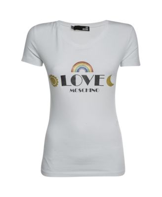 Women's Glitter Logo Graphic T-Shirt