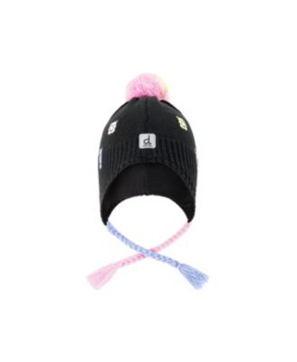 Toddler Girl 2-4Y Winter Peruvian Knit Hat with Pompom