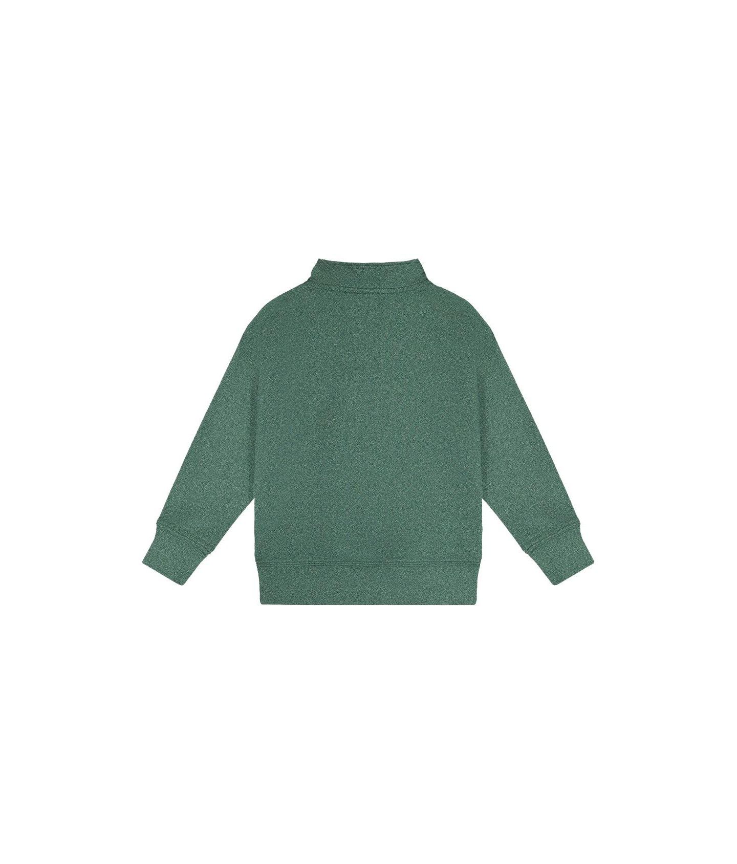 Свитер Deux par Deux Half Zip Mock Neck для мальчиков-малышей, цвет: Тёмный зелёный — фото 6